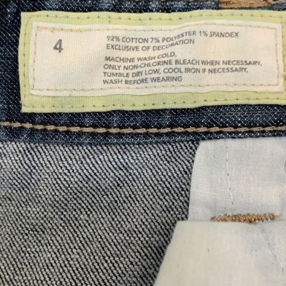 Loft Curvy Bootcut Jeans Women’s 4 Dark Wash Stretch Denim Low Rise - Picture 10 of 11